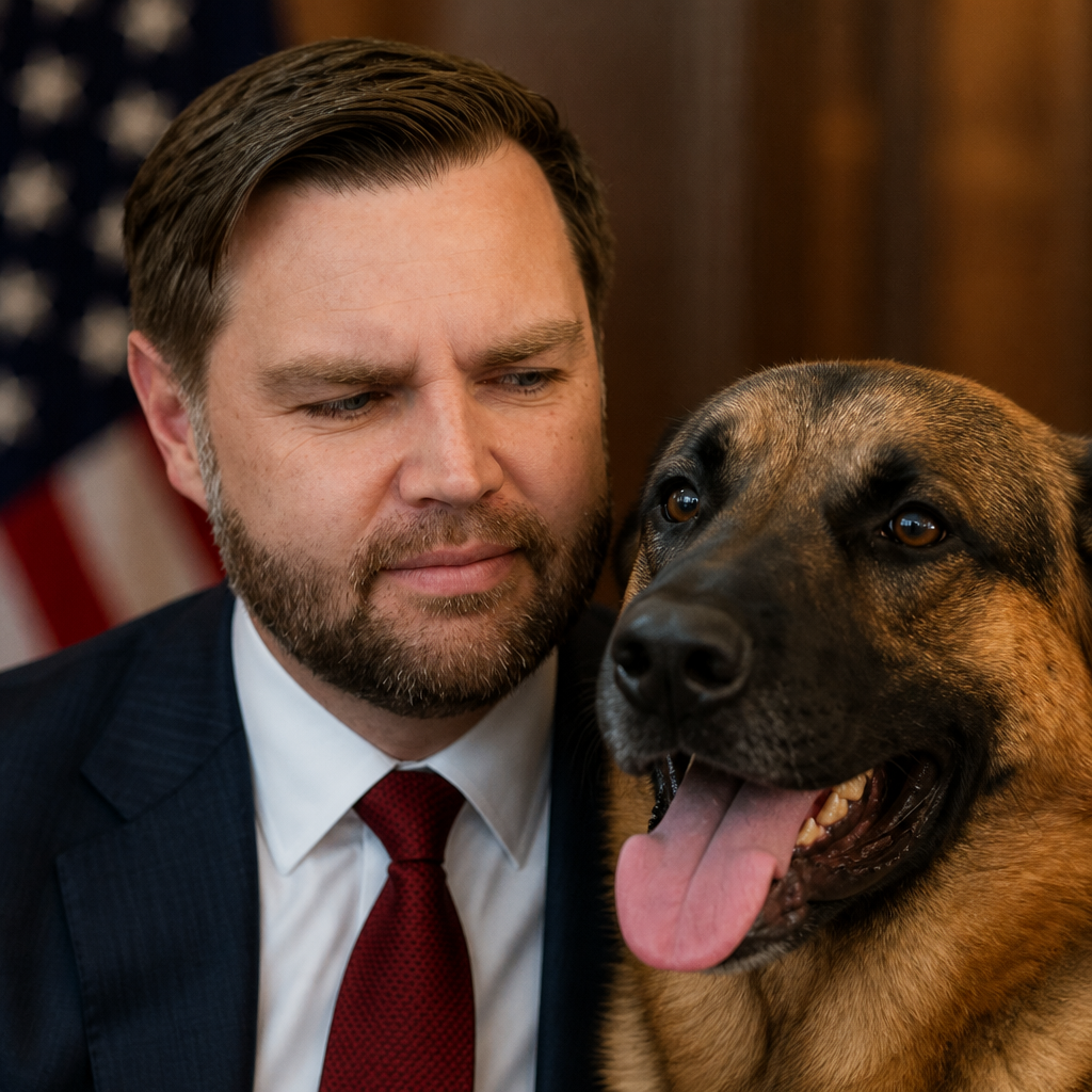 Close two-shot of Atlas and the Vice President
